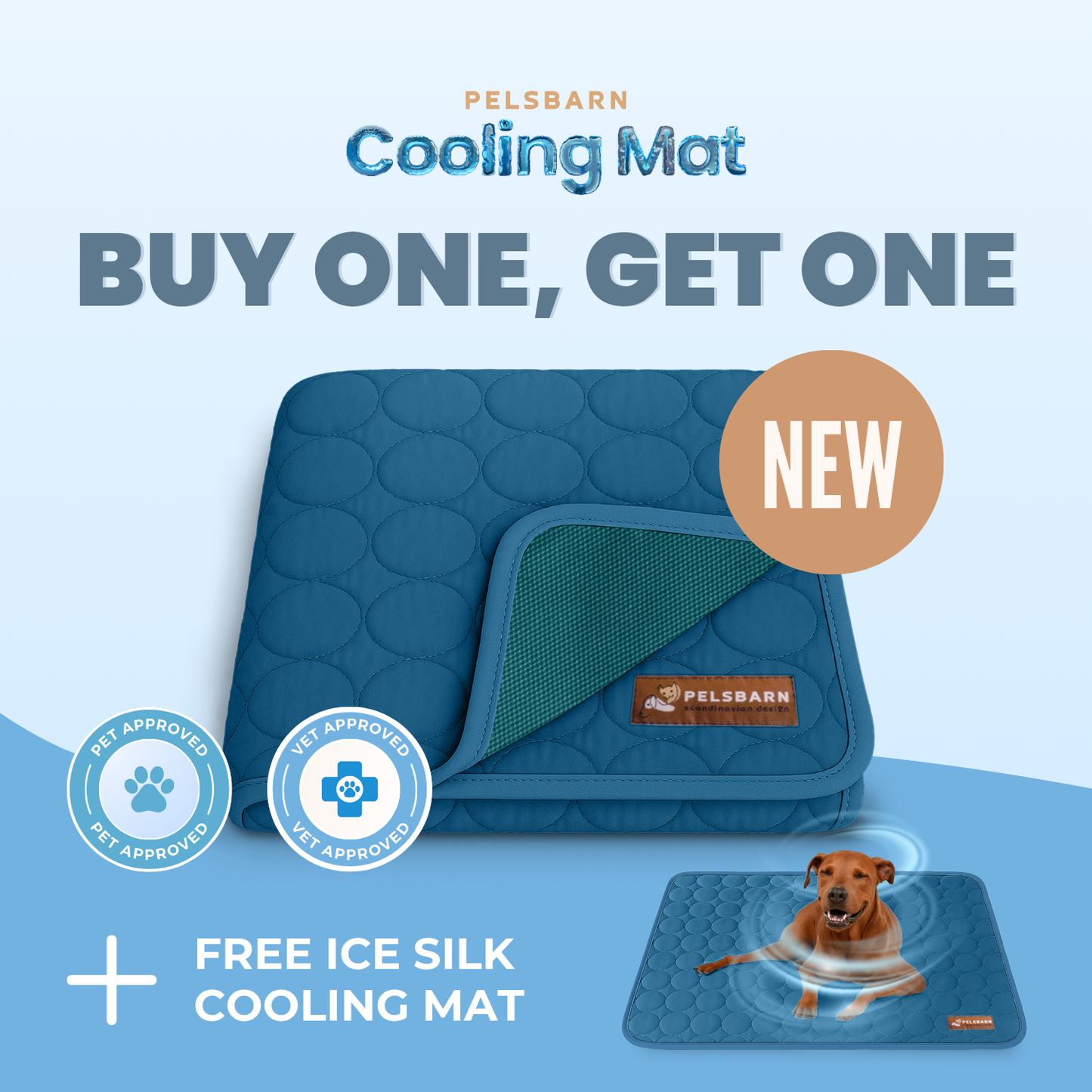 Pettiko ChillMat — Cooling Mat for Dogs