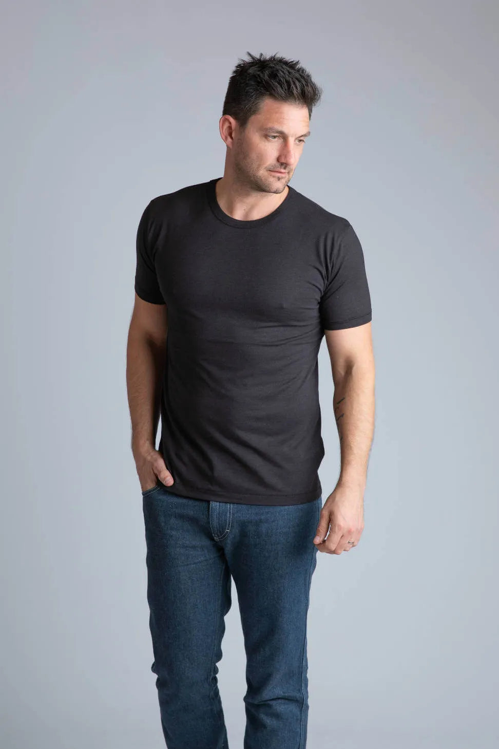 Cotton T-Shirt Twin Pack (Black + White)