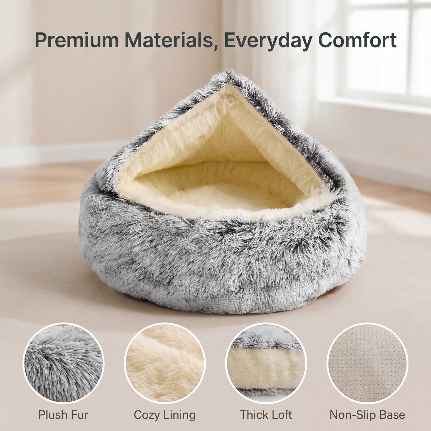 Pettiko Cocoon Pet Bed